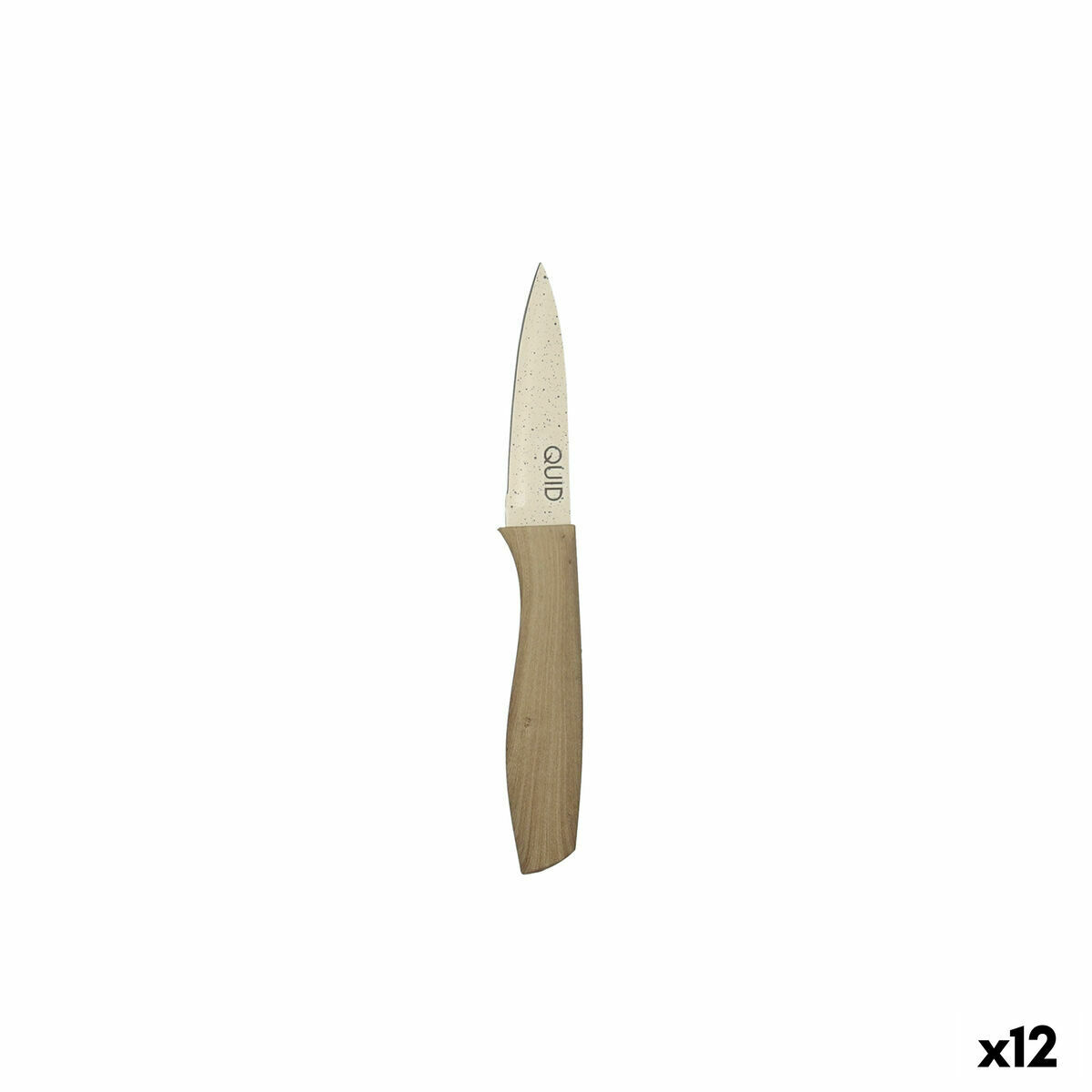 Schälmesser Quid Cocco Braun Metall 9 cm (Pack 12x)